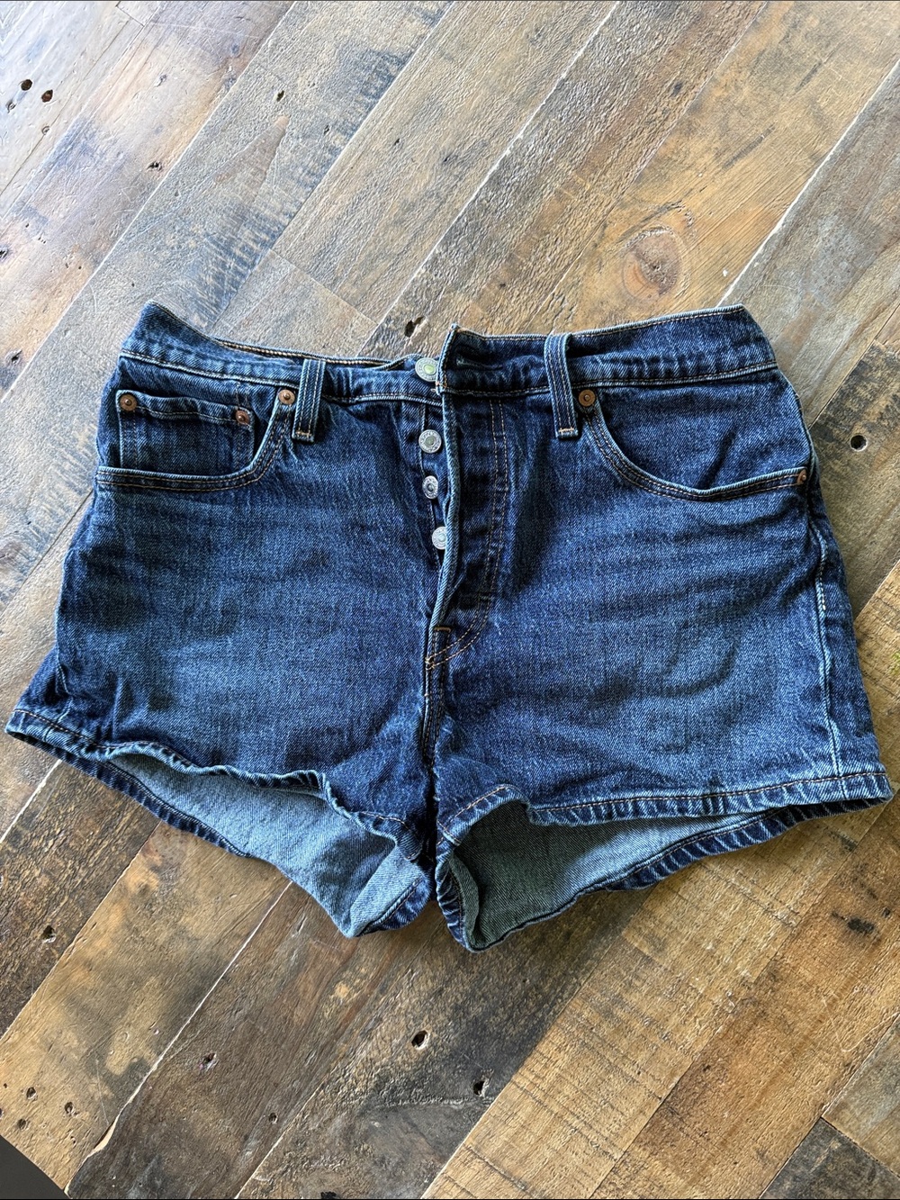 Dark Blue Levi’s Women’s Shorts